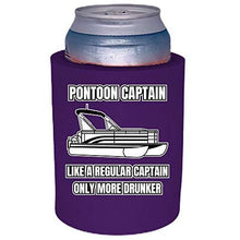 Load image into Gallery viewer, Pontoon Captain Thick Foam "Old School" Can Coolie