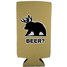 Load image into Gallery viewer, Beer Bear Slim Can Coolie