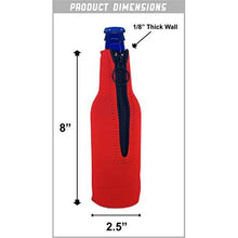 Load image into Gallery viewer, I Like Big Putts and I Cannot Lie Beer Bottle Coolie With Opener