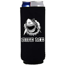 Load image into Gallery viewer, Bite Me Shark 12 oz Can Coolie