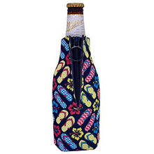 Load image into Gallery viewer, Flip Flop Pattern Beer Bottle Coolie