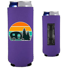 Load image into Gallery viewer, Retro Camper Magnetic Slim Can Coolie