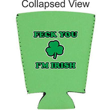 Load image into Gallery viewer, Feck You I&#39;m Irish Pint Glass Coolie
