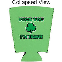 Load image into Gallery viewer, Feck You I'm Irish Pint Glass Coolie