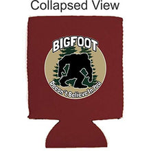 Load image into Gallery viewer, Bigfoot Doesn't Believe In You Neoprene Collapsible Can Coolie