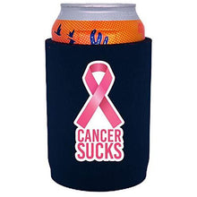 Load image into Gallery viewer, Cancer Sucks Full Bottom Can Coolie