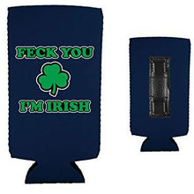 Load image into Gallery viewer, Feck You I'm Irish Magnetic Slim Can Coolie