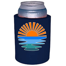 Load image into Gallery viewer, Retro Sunset Thick Foam Can Coolie
