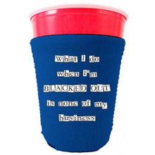 Load image into Gallery viewer, Blacked Out Party Cup Coolie