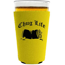 Load image into Gallery viewer, Chug Life Pint Glass Coolie