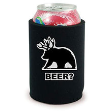 Load image into Gallery viewer, Beer Bear Full Bottom Can Coolie