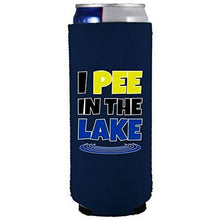Load image into Gallery viewer, I Pee In The Lake Slim Can Coolie