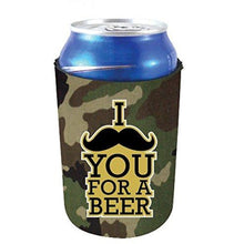 Load image into Gallery viewer, I Mustache You For A Beer Can Coolie