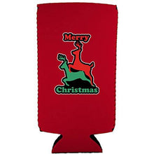 Load image into Gallery viewer, Merry Christmas Reindeer Humping Slim 12 oz Can Coolie