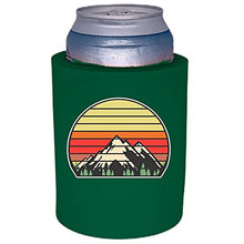Load image into Gallery viewer, Retro Mountains Thick Foam Can Coolie