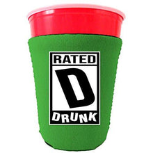 Load image into Gallery viewer, Rated D for Drunk Party Cup Coolie