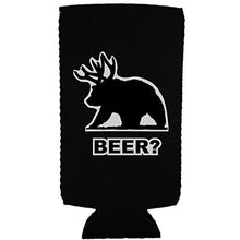 Load image into Gallery viewer, Beer Bear Slim Can Coolie