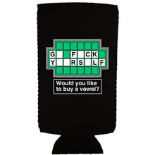 Load image into Gallery viewer, Go F Yourself Slim 12 oz Can Coolie