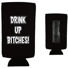 Load image into Gallery viewer, Drink Up Bitches Magnetic Slim Can Coolie