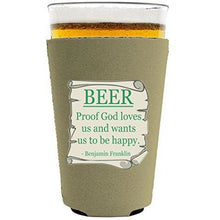 Load image into Gallery viewer, Beer Proof Pint Glass Coolie