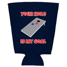 Load image into Gallery viewer, Your Hole Is My Goal Pint Glass Coolie
