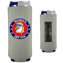 Load image into Gallery viewer, Murica 1776 Magnetic Slim Can Coolie