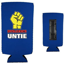 Load image into Gallery viewer, Dyslexics Untie Magnetic Slim Can Coolie