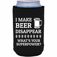 Load image into Gallery viewer, 12 oz can koozie with i make beer disappear design