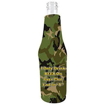 Load image into Gallery viewer, I Only Drink Beer on Days That End in"Y" Beer Bottle Coolie