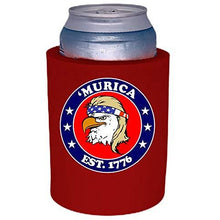 Load image into Gallery viewer, Murica 1776 Thick Foam"Old School" Can Coolie