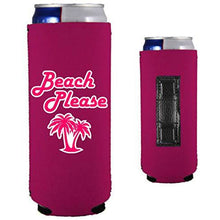 Load image into Gallery viewer, Beach Please Magnetic Slim Can Coolie