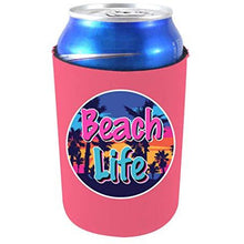Load image into Gallery viewer, Beach Life Can Coolie