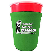 Load image into Gallery viewer, Just Tap It In! Tap Tap Taparoo! Golf Party Cup Coolie