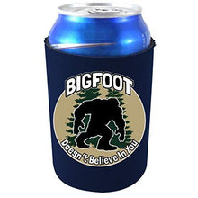 Load image into Gallery viewer, Bigfoot Doesn't Believe In You Neoprene Collapsible Can Coolie