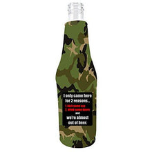 Load image into Gallery viewer, Two Reasons Beer Bottle Coolie