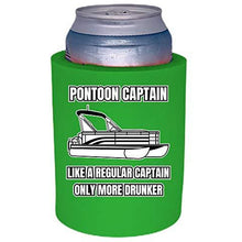 Load image into Gallery viewer, Pontoon Captain Thick Foam "Old School" Can Coolie