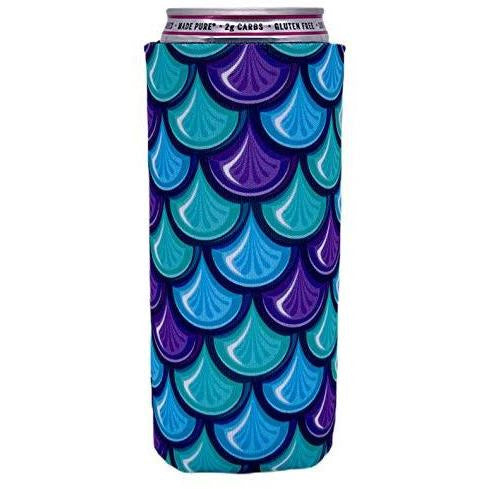 slim can design with fish scale pattern design