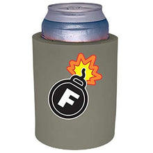 Load image into Gallery viewer, F Bomb Thick Foam "Old School" Can Coolie