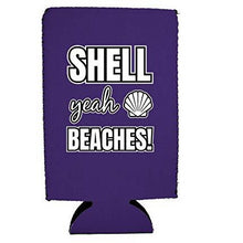 Load image into Gallery viewer, Shell Yeah Beaches 16 oz. Can Coolie