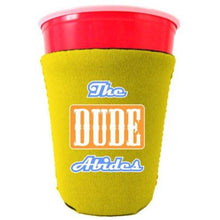 Load image into Gallery viewer, The Dude Abides Funny Party Cup Coolie