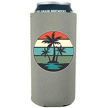 Load image into Gallery viewer, Retro Palm Trees 16 oz. Can Coolie