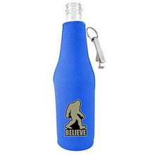 Load image into Gallery viewer, Bigfoot Believe Beer Bottle Coolie w/Opener