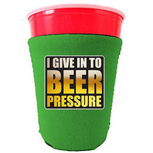 Load image into Gallery viewer, Beer Pressure Party Cup Coolie