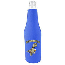 Load image into Gallery viewer, Drunkasaurus Neoprene Beer Bottle Coolie
