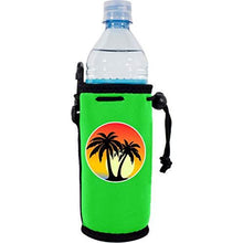 Load image into Gallery viewer, Palm Tree Sunset Water Bottle Coolie