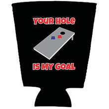 Load image into Gallery viewer, Your Hole Is My Goal Pint Glass Coolie