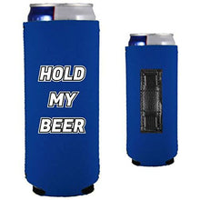 Load image into Gallery viewer, Hold My Beer Magnetic Slim Can Coolie