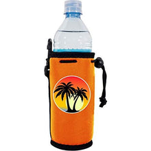 Load image into Gallery viewer, Palm Tree Sunset Water Bottle Coolie