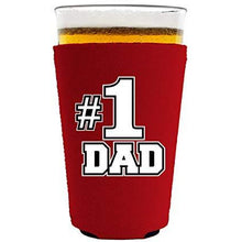 Load image into Gallery viewer, #1 Dad Pint Glass Coolie