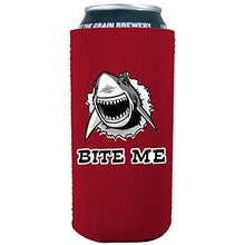 Load image into Gallery viewer, Bite Me Shark 16 oz Can Coolie